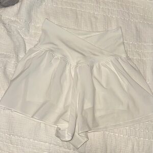 Aerie Women's white athletic Shorts